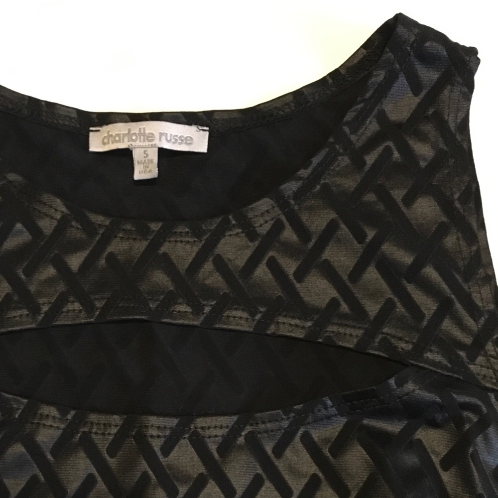 Black Crop top
